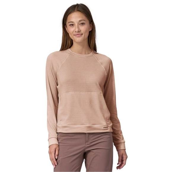 Patagonia Tops - Patagonia Capilene Cozy Peach Thermal Waffle Crew Womens Medium